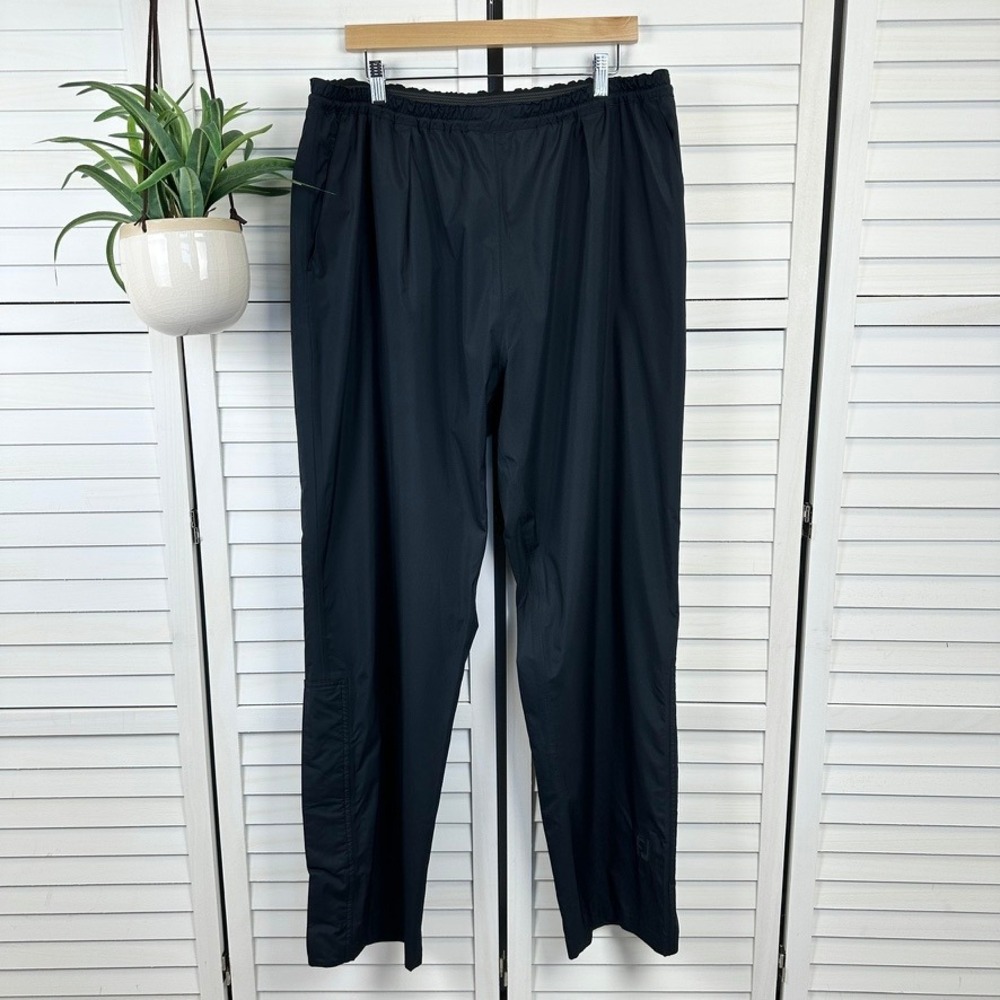 FootJoy DryJoys Black Golf Rain Pants Waterproof Lightweight Mens Size XL